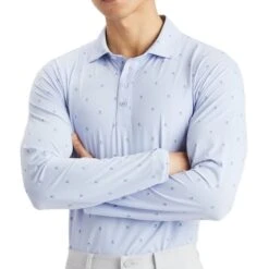 G/Fore Men&apos;s Skull & T&apos;s Ice Nylon Sun Shirt -Best Golf Sale Store 10000775 800 auto