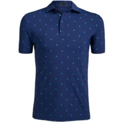 G/Fore Men&apos;s Skull & T&apos;s Ice Nylon Polo