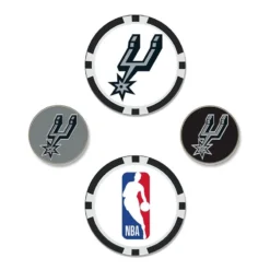 Team Effort NBA Ball Marker Set Of Four