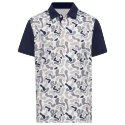 Adidas Boys' Camo-Printed Polo