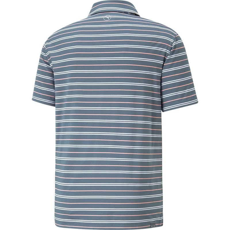 PUMA Men's MATTR Striper Golf Polo 2 PUMA Men's MATTR Striper Golf Polo - Image 2
