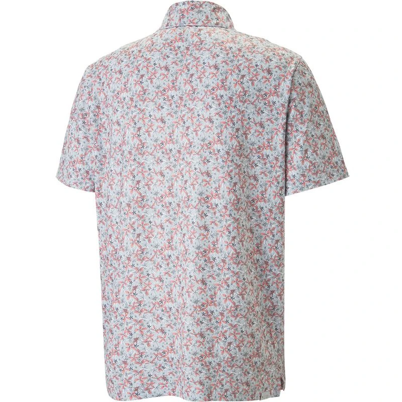 PUMA Men's MATTR Florals Golf Polo 2 PUMA Men's MATTR Florals Golf Polo - Image 2