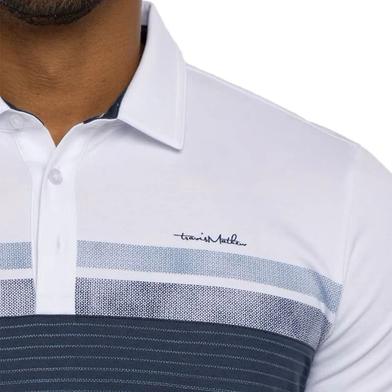 TravisMathew Men's Margarita Mayhem Polo 4 TravisMathew Men's Margarita Mayhem Polo - Image 4