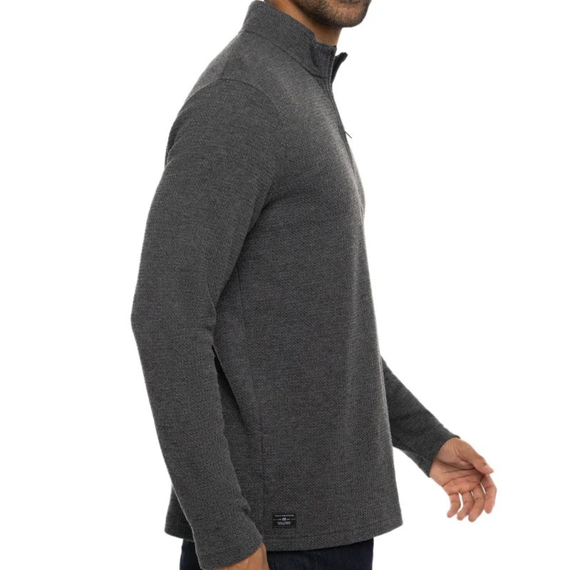 TravisMathew Men's Cloud Waffle 1/4 Zip Pullover 3 TravisMathew Men's Cloud Waffle 1/4 Zip Pullover - Image 3