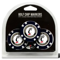 Team Golf NCAA Poker Chip Ball Marker Set - 3 Pack