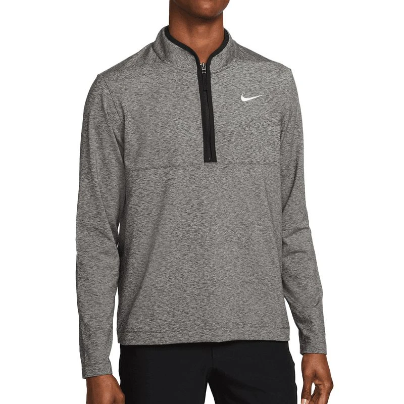 Nike Men's Dri-FIT Victory 1/2 Zip Heathered Pullover 1 Nike Men's Dri-FIT Victory 1/2 Zip Heathered Pullover