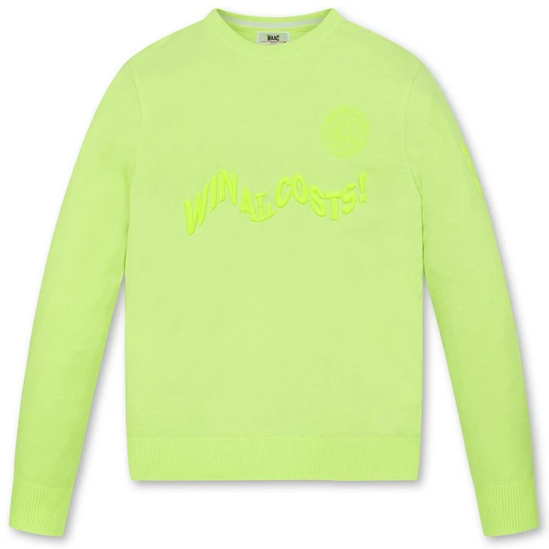 WAAC Men's Curved Logo Knit Sweater 1 WAAC Men's Curved Logo Knit Sweater