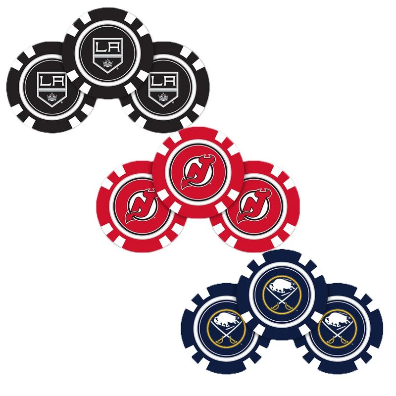 Team Golf NHL Poker Chip Ball Marker Set 2 Team Golf NHL Poker Chip Ball Marker Set - Image 2