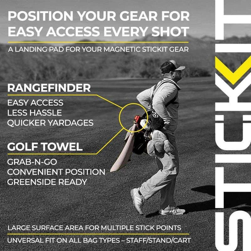 STICKIT Golf Bag Metal Landing Pad 6 STICKIT Golf Bag Metal Landing Pad - Image 6