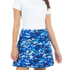 IBKUL Women&apos;s Camo Print Swing Skort