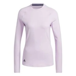 Adidas Women&apos;s Textured Long Sleeve Crew Neck