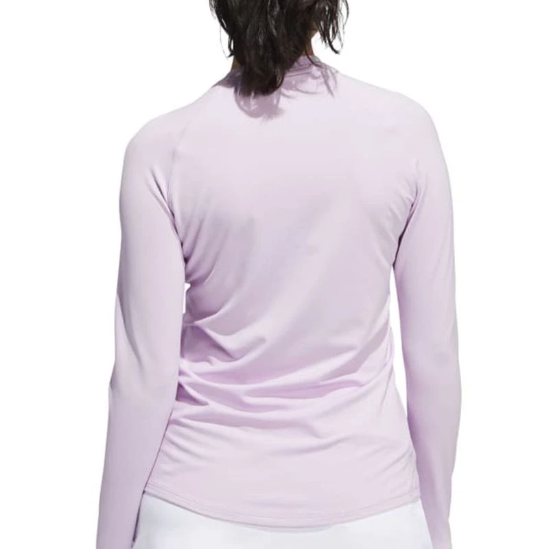 Adidas Women's Textured Long Sleeve Crew Neck 2 Adidas Women's Textured Long Sleeve Crew Neck - Image 2