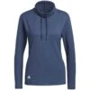 Adidas Women's Melange High Mock Pullover