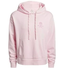 G/Fore Men's Skull & T's Oversized French Terry Pullover Hoodie