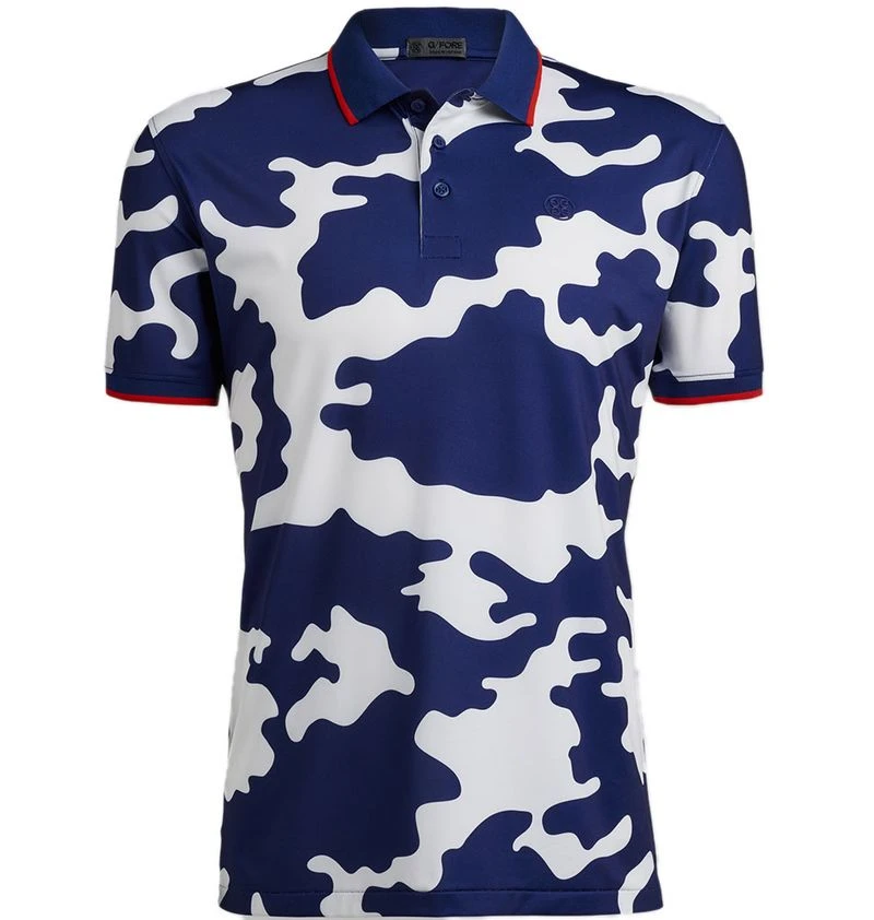 G/Fore Men's Exploded Camo Tech Jersey Polo 1 G/Fore Men's Exploded Camo Tech Jersey Polo