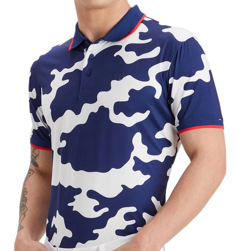 G/Fore Men's Exploded Camo Tech Jersey Polo 2 G/Fore Men's Exploded Camo Tech Jersey Polo - Image 2