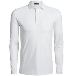 G/Fore Men&apos;s Ice Nylon Sun Long Sleeve Polo