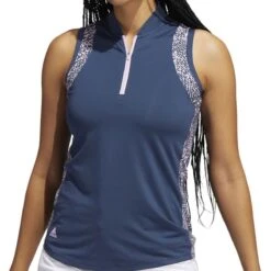 Adidas Women&apos;s Ultimate365 Sleeveless 1/4 Zip Polo -Best Golf Sale Store 9999819 800 auto
